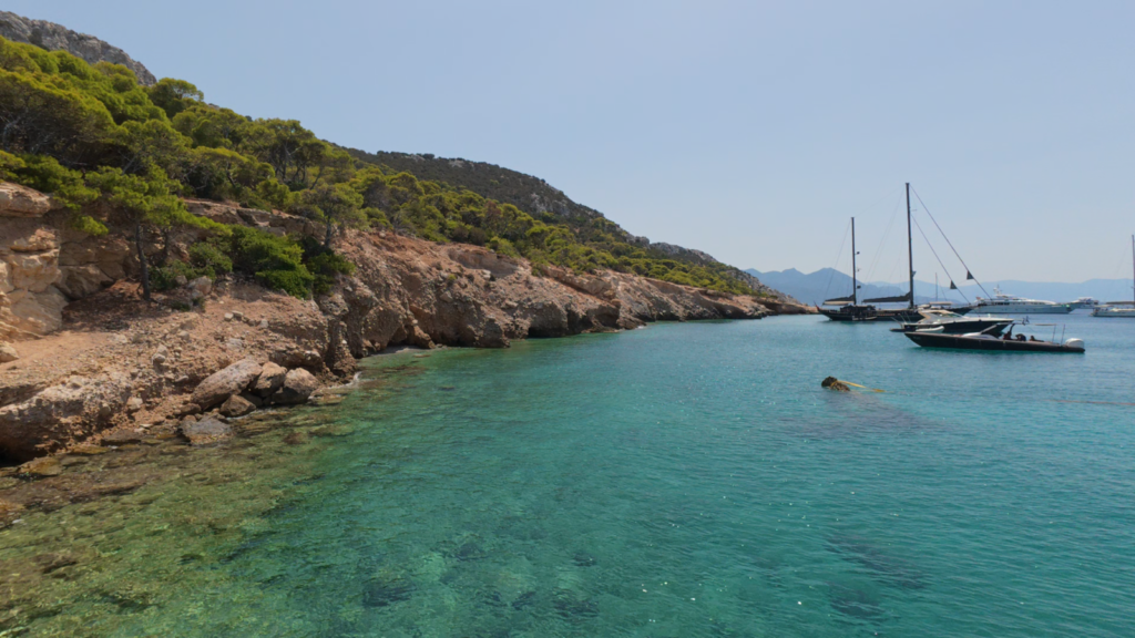 Moni Island bay- Saronic Gulf
